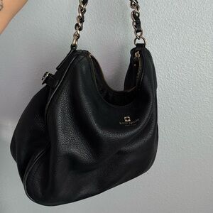Kate Spade Vintage Black Pebbled Leather Shoulder Bag